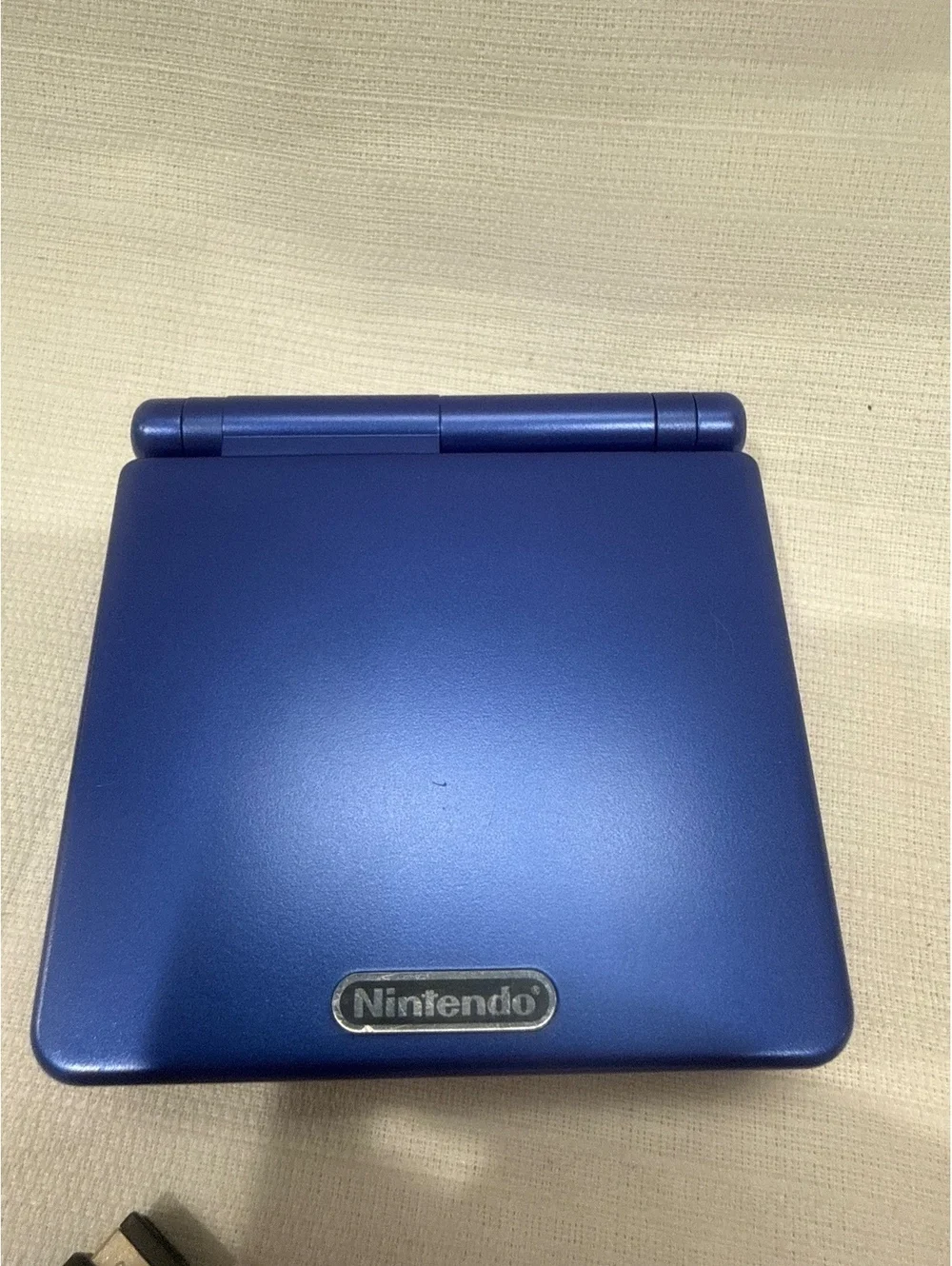 Cobalt Nintendo Game Boy Advance SP Handheld with OEM Charger and 9 Games Tested